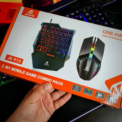 COMBO MINI TECLADO Y MOUSE PARA JUEGOS