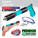 🏷️ PISTOLA DE CLAVOS + ACCESORIOS + 🎁 20 CLAVOS GRATIS!!