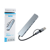 Adaptador 8 en 1 Tipo C