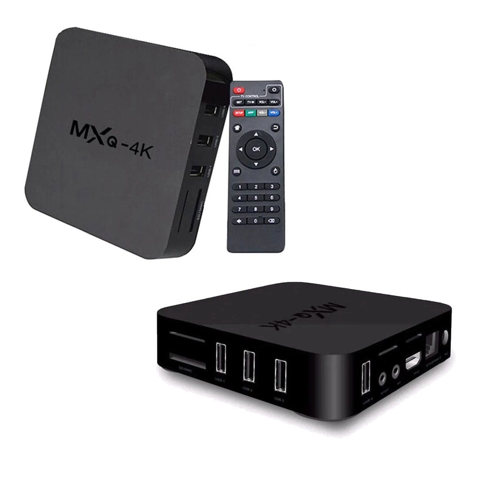 TV BOX ANDROID 4K MXQ-4K TV PC SEÑAL – Soriega