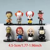 Set de 8 Figuras de peliculas de Terror