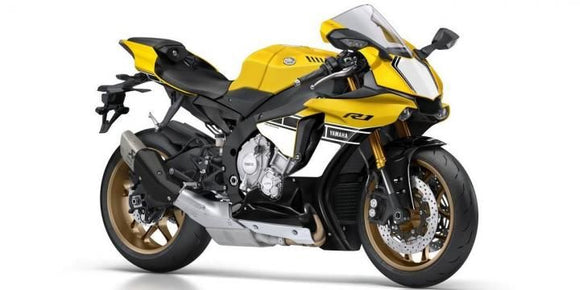 Motocicleta Yamaha R1 Amarilla