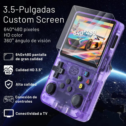 🕹️ Consola Portátil R36S + 🎮 de 15,000 juegos