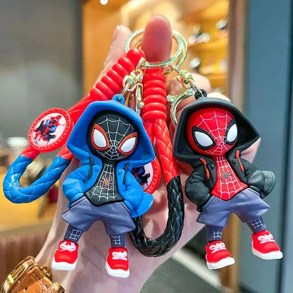 LLavero de figura de acción de Spiderman