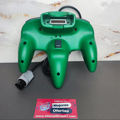 Control Alámbrico para Nintendo 64 Verde