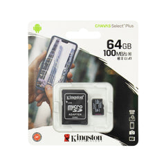 Memoria Kingston Micro SD 64Gb Clase 10