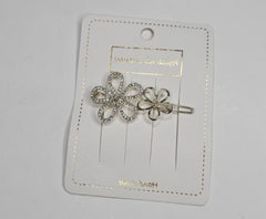 Broche para el cabello flor con diamantes