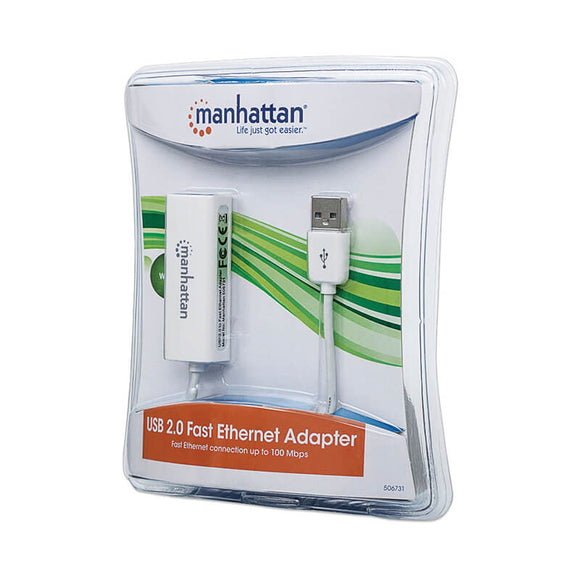 Adaptador RJ45 a USB 2.0 Manhattan