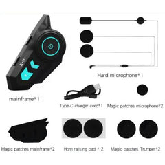 auriculares con Bluetooth para casco de motocicleta