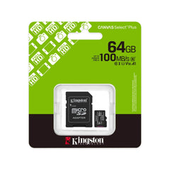 Memoria Kingston Micro SD 64Gb Clase 10