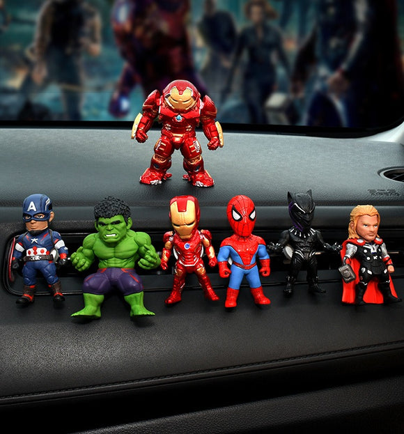 figurines Avengers Marvel Hulk, Iron Man, Thanos, Thor, Spider Man, Captain America