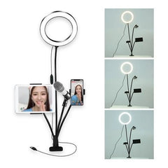 professional live stream lamp 4 en 1