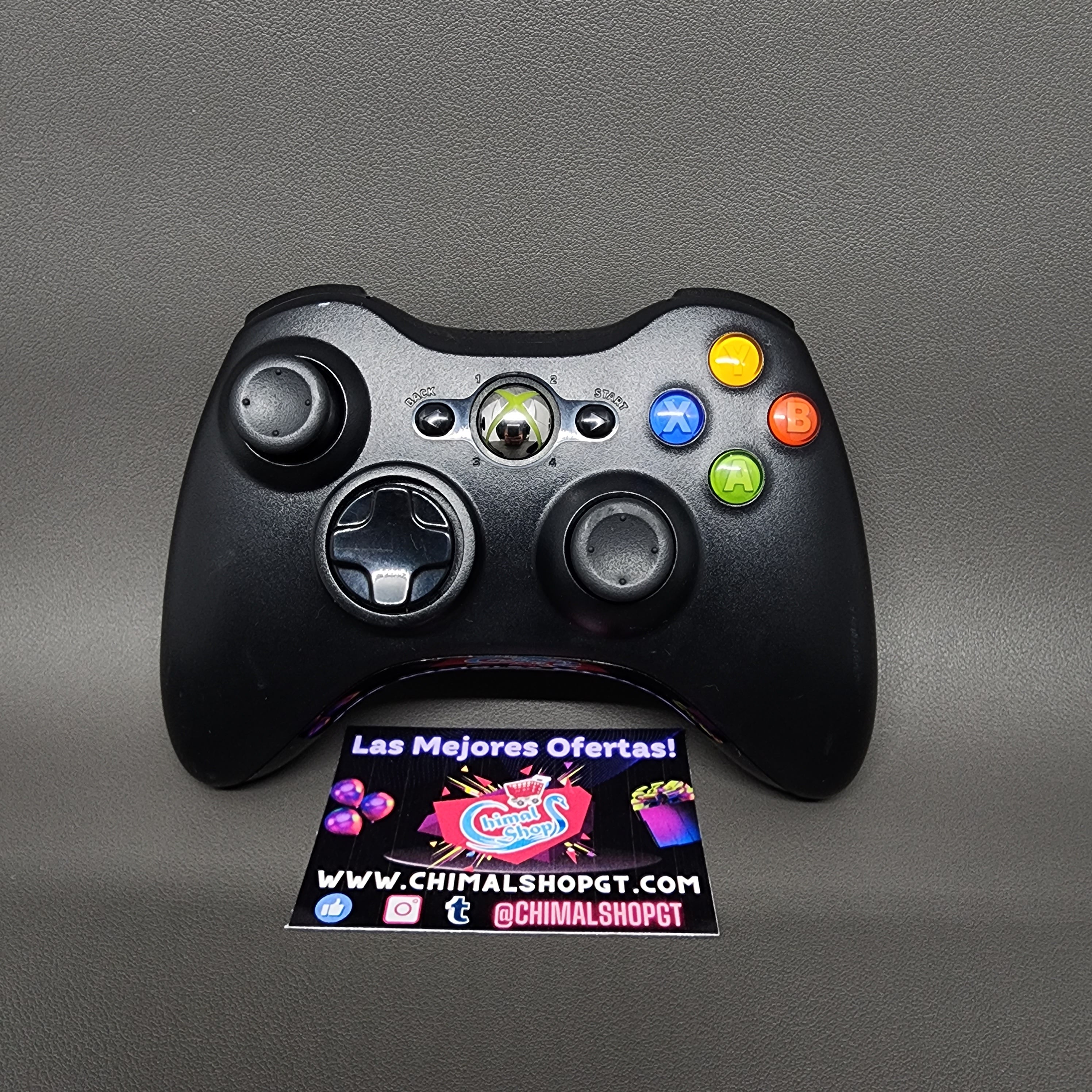 Control Max 360 Control Original Xbox 360 Black – SuperOfertasGT