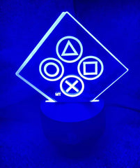 Lampara de Luz Led Playstation Azul