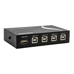 switch USB marca Mikuso manual de 4 puertos