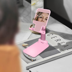Soporte para teléfono con espejo