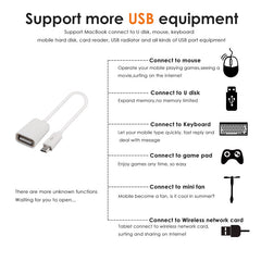 Adaptador OTG micro usb a USB hembra