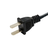 Cable de alimentación con conector hembra de 2 ranuras