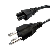 Cable de alimentación para laptop conector hembra de 3 ranuras