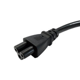 Cable de alimentación para laptop conector hembra de 3 ranuras